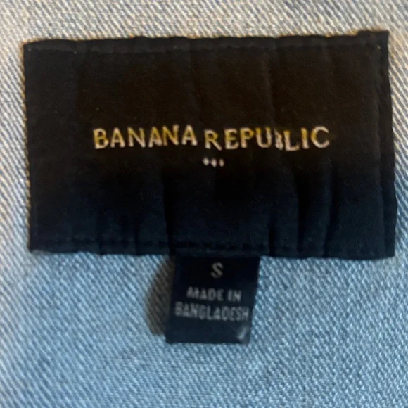 Banana Republic Denim Jacket with mermaid - Picture 3 of 3